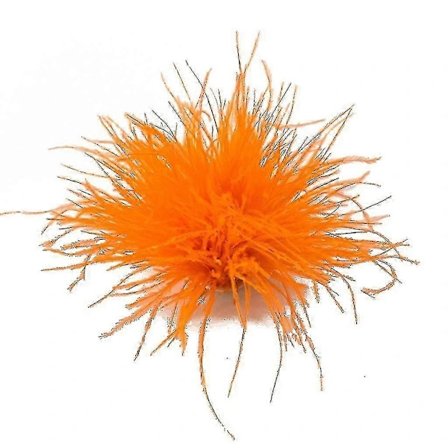 Fjærbrosje Skjerf Klips Smykker Tilbehør Dame Klær Dekorasjoner S202412305411 Oransje