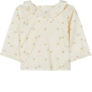 Bonpoint White Cherry Print Top 2 years - Tops - 2 years - White