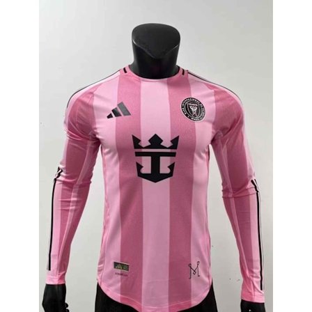 25-26 Inter Miami CF Langærmet Fodbolduniform T-shirt S-2XL