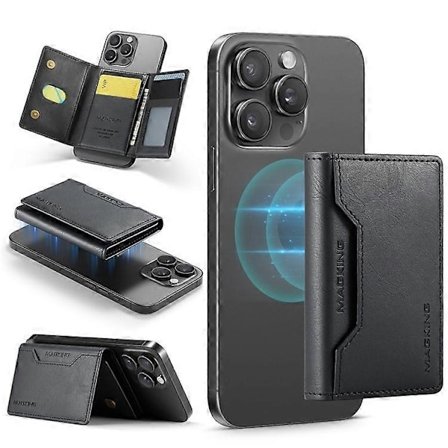 MAGKING K2 -magneettikorttikotelo, yhteensopiva MagSafe RFID -mobiililompakon kanssa - Täydellinen