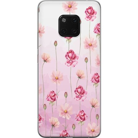 Kompatibelt Mobildeksel til Huawei Mate 20 Pro Rose Petal Whisper