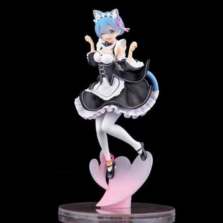 Re Zero Rem Creative Staty Modell Leksak Simulerad Färg Fint utförande Modell för Vardagsrum Skrivbordsdekoration default