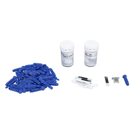 50 stk. blodsukker teststrimler til hjemme diabetesovervågning