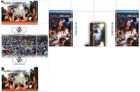 Åland - Berømte musikfestivaler - Gutterpair postfrisk