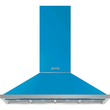 Smeg KPF12T Portofino köksfläkt 120 cm, turkos | Vitvaror > Köksfläkt | Bagaren och Kocken