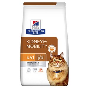 Hills Prescription Diet k/d + j/d, Kidney Mobility, Kat