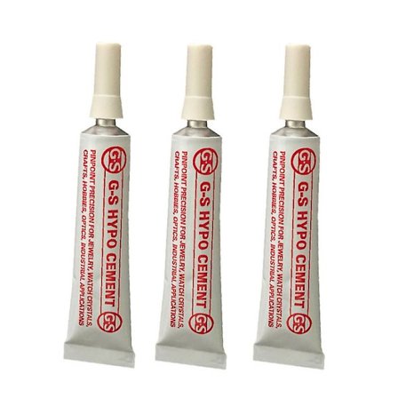 3 stk. stærk lim multifunktionel industrilim til smykkehåndværk lim krystal display smykker rhinsten limning