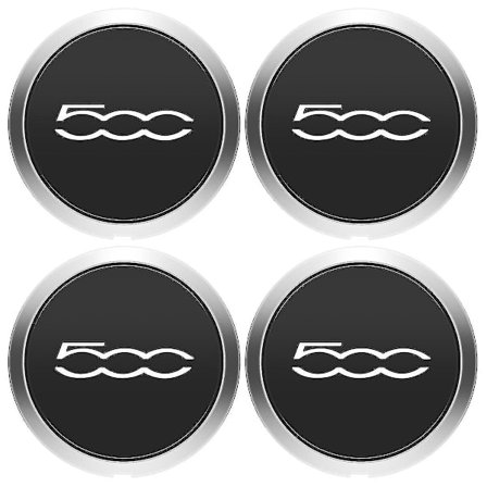 st 133 mm pyörän navan suojukset Yhteensopiva Fiat 500 pyörän navan suojus sarjan kanssa 68078419AC 68078421AC pölysuoja hopea 51884863