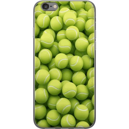 Kompatibel Mobilcover til Apple Apple iPhone 6s Mønster af grønne tennisbolde i høj detalje, sporty motiv med gentagende tekstur og stærke farver