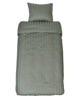 Sengetøj Satin 2-delt Grøn - Borganäs of Sweden