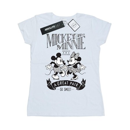 Disney Dam/Damer Mickey Och Minnie Mouse Great Pair Bomull
