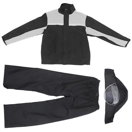 1 Sæt Motorcykel Regntøj Herre Regnjakke Beskyttende Regnsæt Herre Regnbukser til Udendørs Brug