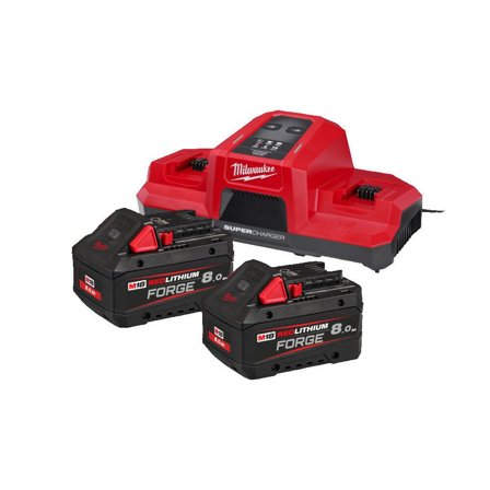 Milwaukee M18 FORGENRG-802DBSC Ladepakke, Maskintilbehør & forbruk
