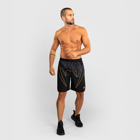 Kampsportstøj Venum Serpenti Træningsshorts Sort Sølv Guld - Bodyman.dk