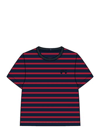Nmmtorine Nreg Ss Top Tops T-Kortærmet Skjorte Navy Name It