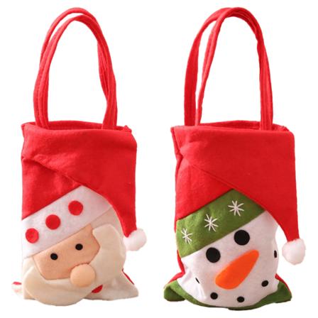 Jul Återanvändbar Tote Present,För Kvinnor Flickor Barn