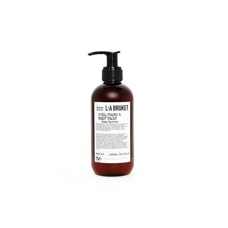 L:A BRUKET 222 Hand & Body Wash Spruce 240 ml, Skincare, Håndpleje, Håndsæbe