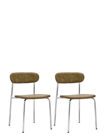 Stol, Hdpova, [Empty];Kakifarvet Brown House Doctor