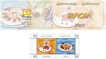 Montenegro 2005 - EUROPA - MICHEL 104IID-105IID - Postfrisk hæfte