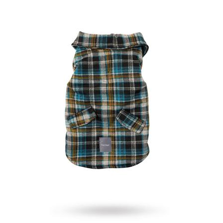 Blue Checked Shacket - Hundtäcke - Hurtta, Julius-k9, Fuzzyard, Flexi, Ruffwear, Petstudio, Casual Canine, Dog is Good mm. på Doggie.se