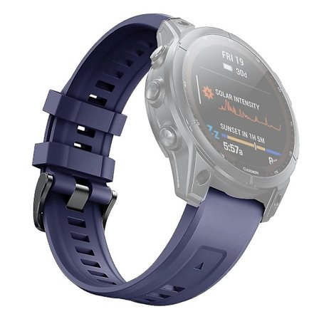 22mm pikalukitussilikoniranneke Garmin Fenix 5X -laitteeseen