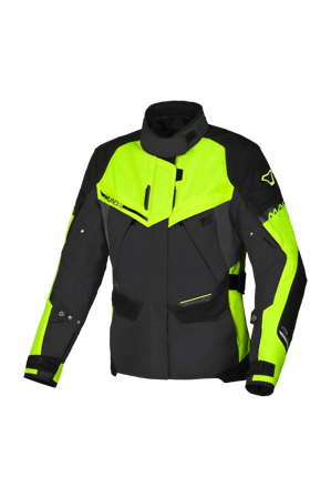 Macna Mundial Women's Motorcycle Jacket Grey/Yellow XL