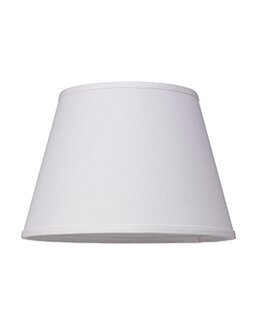 Lampeskjerm Hedda konisk Hvit