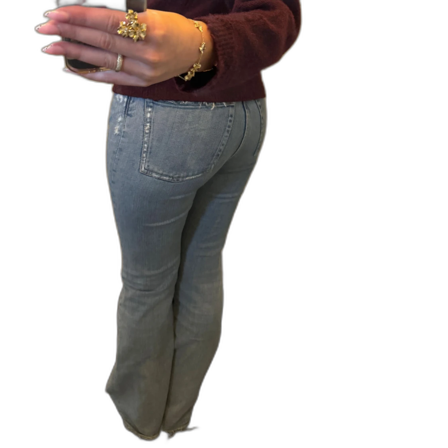 Ljusblå bootcut jeans