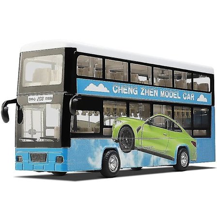 1/50 Setra Luksus Bus Legetøjsbil Diecast Miniature Model Tilbage Træk Lyd & Lys Lærings Samling Gave Til Dreng Børn