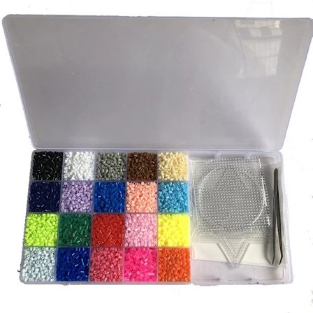 Barnens DIY intelligensleksak Amazon set 2.6mm bönpussel 20