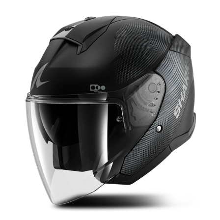 Cască Deschisă Shark Skwal Jet SP Lyne negru/antracit S