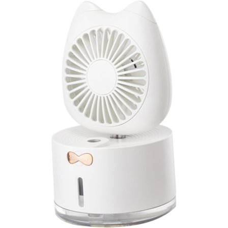 Luftfuktervifte USB-vifte mini sommervifte hvit kattevifte