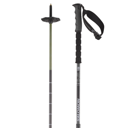 Salomon - Bastones de esquí alpino Bastones Steep Pro Vario S3 - Black / Ebony