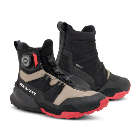 Motorradstiefel REV'IT! Undercut H2O Schwarz/Sand 43