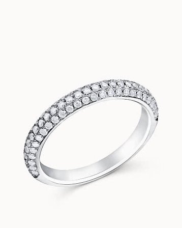 Portofino Petite diamantring i 18K vitguld