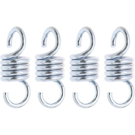 4 kpl Jousituksen jousikoukku Korvaava metallinen keinujousikoukku Riippuvat jousikoukut Puutarhatarvikkeet yhteensopiva riippumattoon, hopea