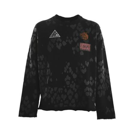 Just Cavalli, Sweatshirt Zwart, Heren, Maat:S