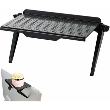 Dekoder Hylle Monitor Stativ/Holder Høyttalere Streaming Enheter/Spar Plass/Svart