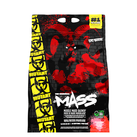 Weight gainer Mutant Mass Gainer 6,8 kg, Strawberry Banana - Bodyman.dk
