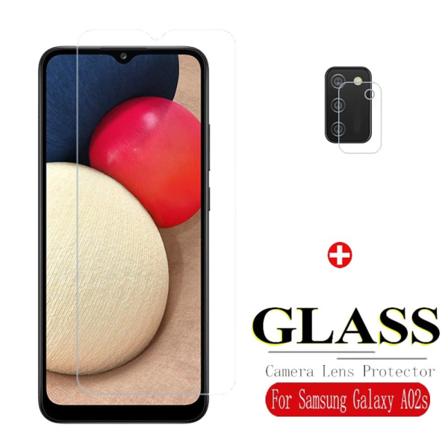 Skjermbeskytter + Kameralinsebeskytter HD 0,3 mm Galaxy A02s Transparent/Genomskinlig