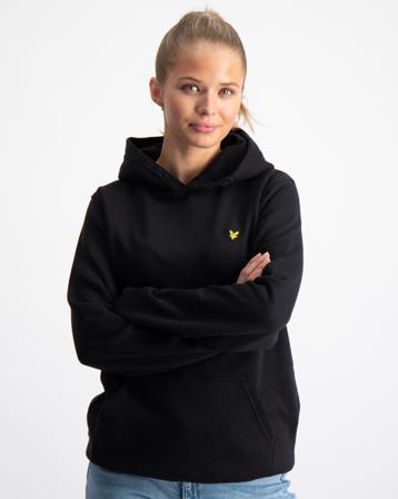 Lyle & Scott Classic OTH Hoody Fleece Schwarz Hoodies/Kapuzenpullover Mädchen - Kidsbrandstore