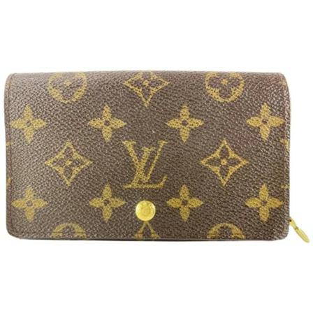 Louis Vuitton Vintage, Pre-owned Leather wallets Bruin, Dames, Maat:ONE Size
