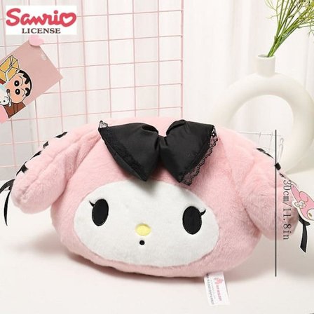 Sanrio Kuromi Melody Star Party Täytetty lelu Pehmeämpi pehmuste Heittotyyny Pehmolelut Tyttöystävän syntymäpäivä Lasten lahja Tyyppi1