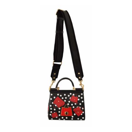 Dolce & Gabbana, Shoulder Bags Czarny, Kobieta, Rozmiar: ONE Size