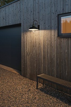 Jotex - TRAPANI vegglampe utendørs Svart - Kjøp Utebelysning hos Jotex