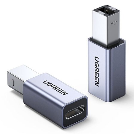 Ugreen USB-C till USB-B Adapter - Grå