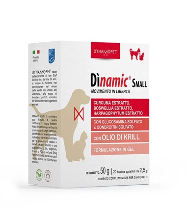 Dinamic Small Alimento Complementare Per Cani E Gatti 20 Bustine