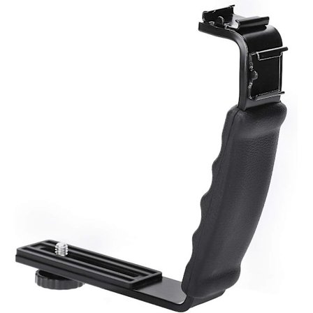 Kamerans L-fäste, L-formad handtagsvideostabilisator med kall sko