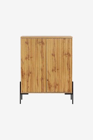 Loft24 - Highboard Charlie 2 ovinen - Ruskea - Kaapit - - Homeroom