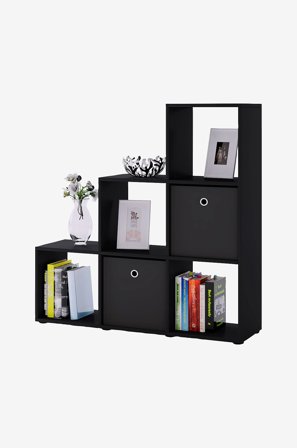 VCM - Vcm 6 trappehylder Nitas - Sort - Hylder - Fra Homeroom